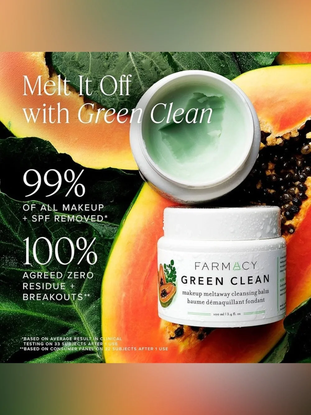FARMACY $27.00 set • cleansing balm + ceramide moisturizer - Picture 4 of 8
